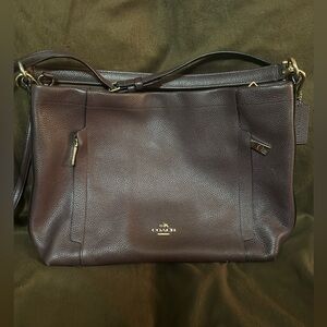 Coach Bag - Burgundy Leather